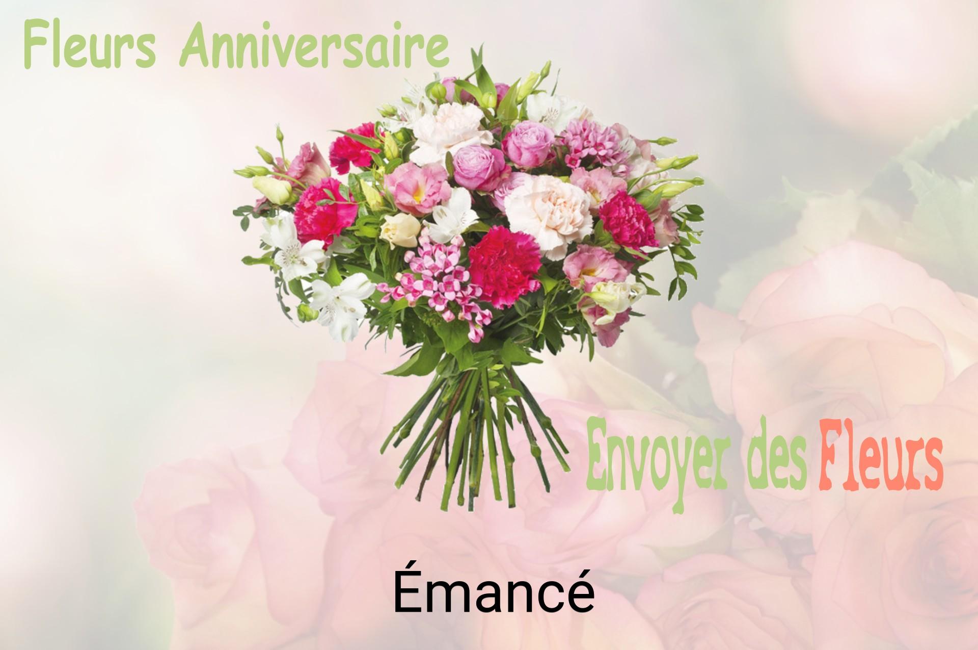 Bouquet de fleurs d’anniversaire livré à Émancé